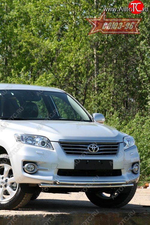 14 804 р. Защита переднего бампера двойная Souz-96 (d42/42) Toyota RAV4 XA30 5 дв. 2-ой рестайлинг (2010-2013)  с доставкой в г. Пермь