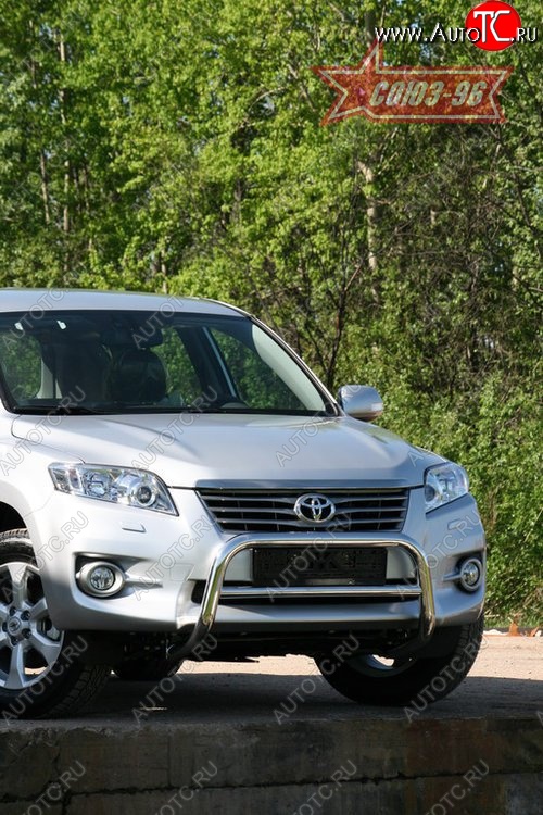 1 169 р. Защита переднего бампера Souz-96 (d60) Toyota RAV4 XA30 5 дв. 2-ой рестайлинг (2010-2013)  с доставкой в г. Пермь