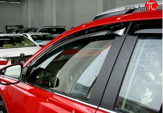 3 199 р. Дефлекторы окон (ветровики) Novline 4 шт. Toyota RAV4 XA40 5 дв. дорестайлинг (2012-2015)  с доставкой в г. Пермь