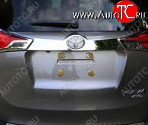 4 749 р. Верхняя накладка на крышку багажника СТ Toyota RAV4 XA40 5 дв. дорестайлинг (2012-2015)  с доставкой в г. Пермь
