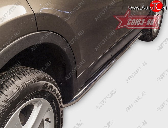 13 679 р. Защита порогов Souz-96 (d60) Toyota RAV4 XA40 5 дв. дорестайлинг (2012-2015)  с доставкой в г. Пермь