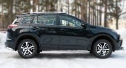 23 799 р. Широкая защита порогов (рестайлинг) SLITKOFF  Toyota RAV4  XA40 (2012-2015) 5 дв. дорестайлинг  с доставкой в г. Пермь. Увеличить фотографию 3