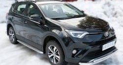 23 799 р. Широкая защита порогов (рестайлинг) SLITKOFF  Toyota RAV4  XA40 (2012-2015) 5 дв. дорестайлинг  с доставкой в г. Пермь. Увеличить фотографию 4