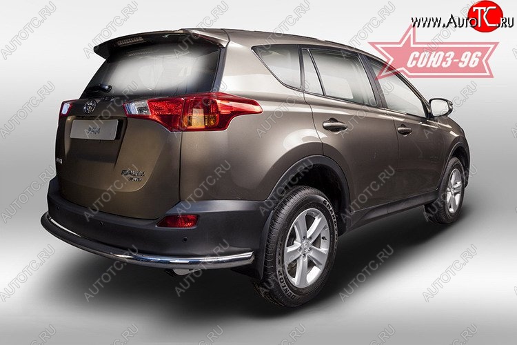 12 914 р. Защита заднего бампера Souz-96 (d60)  Toyota RAV4  XA40 (2012-2015) 5 дв. дорестайлинг  с доставкой в г. Пермь