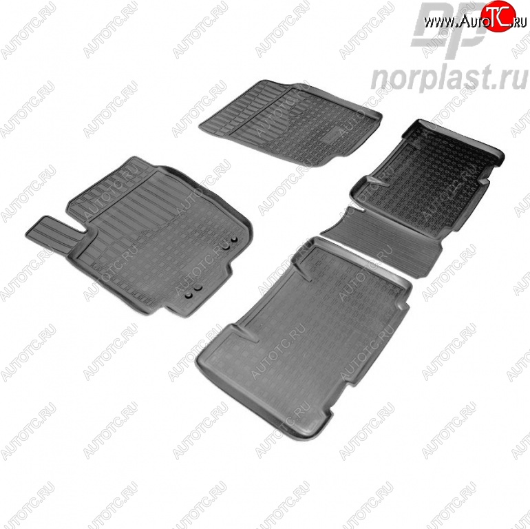 2 499 р. Комплект ковриков в салон Norplast Toyota RAV4 XA40 5 дв. дорестайлинг (2012-2015)  с доставкой в г. Пермь