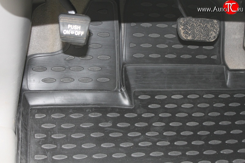 12 599 р. Коврики в салон Element 4 шт. (полиуретан) Toyota Sienna XL20 дорестайлинг (2003-2006) (Серые)  с доставкой в г. Пермь