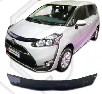 Дефлектор капота CA-Plastiс Toyota Sienta  XP170 (2015-2025) дорестайинг, 1-ый рестайлинг
