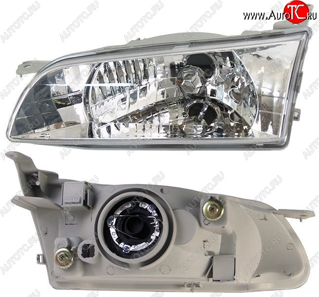 3 699 р. Левая фара SAT Toyota Sprinter Carib 3 E110 рестайлинг (1997-2002)  с доставкой в г. Пермь