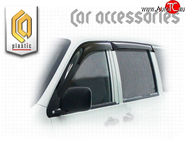 2 079 р. Комплект дефлекторов окон CA-Plastic  Toyota Town Ace  3 (1996-2008) (Classic полупрозрачный, Без хром.молдинга)  с доставкой в г. Пермь