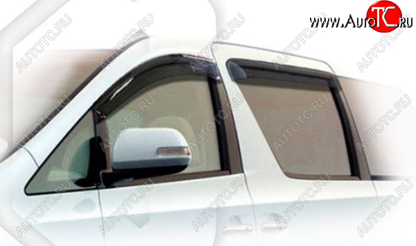 2 159 р. Дефлектора окон CA-Plastiс Toyota Vellfire (2008-2015) (Classic полупрозрачный)  с доставкой в г. Пермь