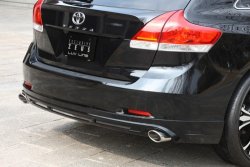 22 499 р. Накладка на задний бампер ZEUS Mz SPEED Toyota Venza GV10 дорестайлинг (2008-2012) (Неокрашенная)  с доставкой в г. Пермь. Увеличить фотографию 2