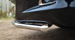12 999 р. Одинарная защита переднего бампера диаметром 42 мм SLITKOFF  Toyota Venza  GV10 (2012-2016) рестайлинг  с доставкой в г. Пермь. Увеличить фотографию 3