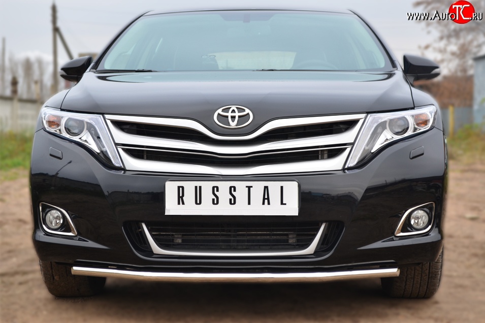 12 999 р. Одинарная защита переднего бампера диаметром 42 мм SLITKOFF  Toyota Venza  GV10 (2012-2016) рестайлинг  с доставкой в г. Пермь
