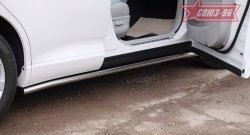 Защита порогов Souz-96 (d42) Toyota Venza  GV10 (2008-2012) дорестайлинг