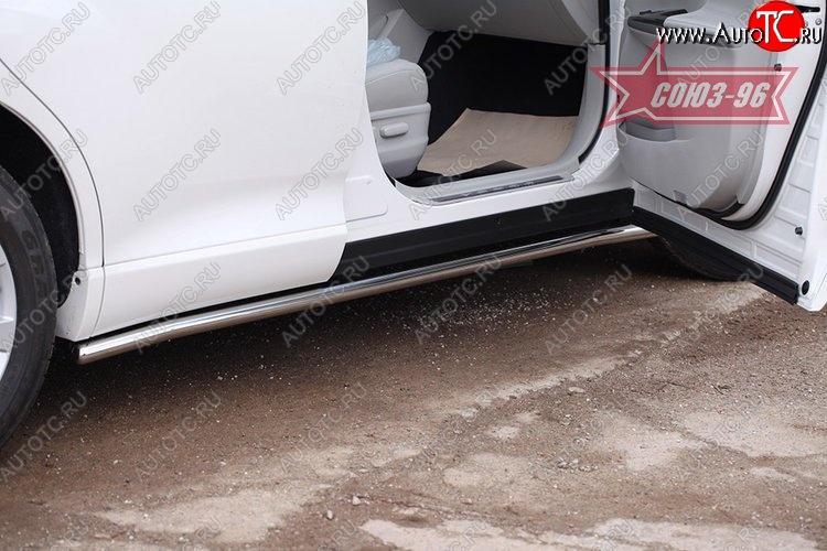 13 409 р. Защита порогов Souz-96 (d42)  Toyota Venza  GV10 (2008-2012) дорестайлинг  с доставкой в г. Пермь