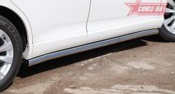 14 417 р. Защита порогов Souz-96 (d60)  Toyota Venza  GV10 (2008-2012) дорестайлинг  с доставкой в г. Пермь. Увеличить фотографию 3