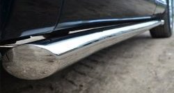 70 999 р. Защита порогов из круглой трубы диаметром 63 мм Russtal Toyota Venza GV10 рестайлинг (2012-2016) (Защита порогов с со скосами на торцах (вариант 1))  с доставкой в г. Пермь. Увеличить фотографию 3