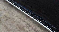 70 999 р. Защита порогов из круглой трубы диаметром 63 мм Russtal Toyota Venza GV10 рестайлинг (2012-2016) (Защита порогов с со скосами на торцах (вариант 1))  с доставкой в г. Пермь. Увеличить фотографию 9