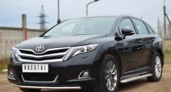 24 649 р. Широкая защита порогов SLITKOFF Toyota Venza GV10 рестайлинг (2012-2016)  с доставкой в г. Пермь. Увеличить фотографию 3