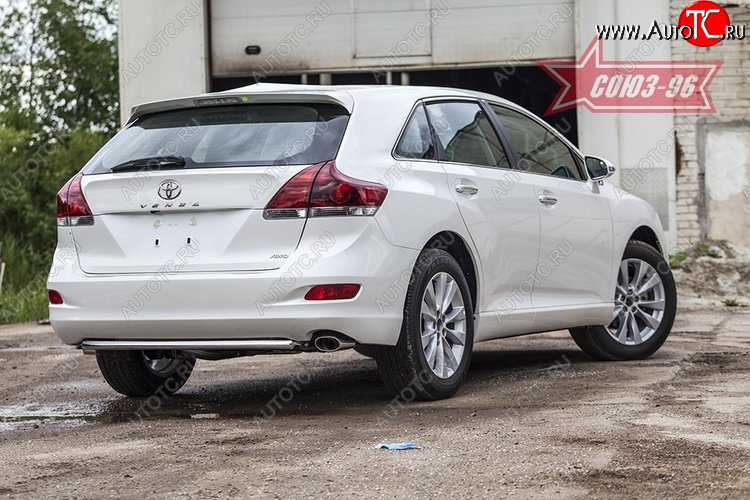 12 509 р. Защита заднего бампера Souz-96 Short (d42) Toyota Venza GV10 дорестайлинг (2008-2012)  с доставкой в г. Пермь