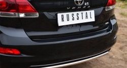 6 399 р. Одинарная защита заднего бампера из трубы диаметром 42 мм SLITKOFF  Toyota Venza  GV10 (2012-2016) рестайлинг  с доставкой в г. Пермь. Увеличить фотографию 2