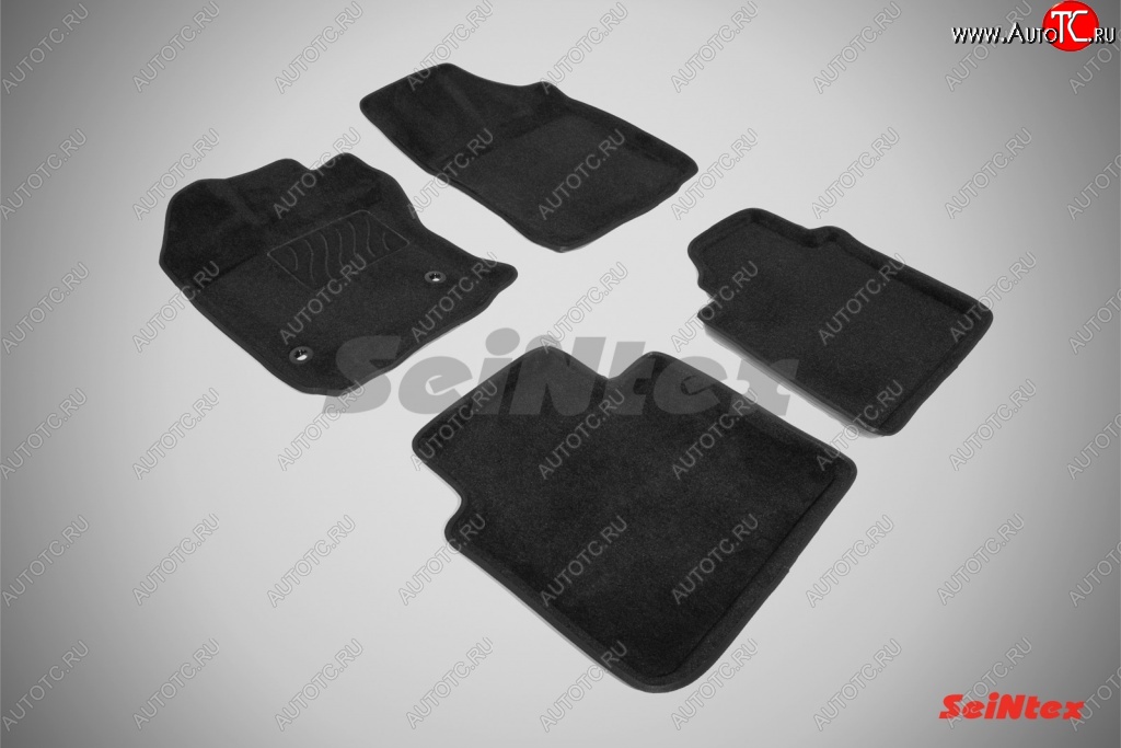 5 699 р. Износостойкие коврики в салон 3D TOYOTA VENZA черные (компл) Toyota Venza GV10 рестайлинг (2012-2016)  с доставкой в г. Пермь
