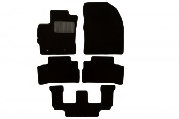 Текстильные коврики салона Klever Premium АКПП Toyota Verso  R20 (2009-2012) дорестайлинг (Черные)