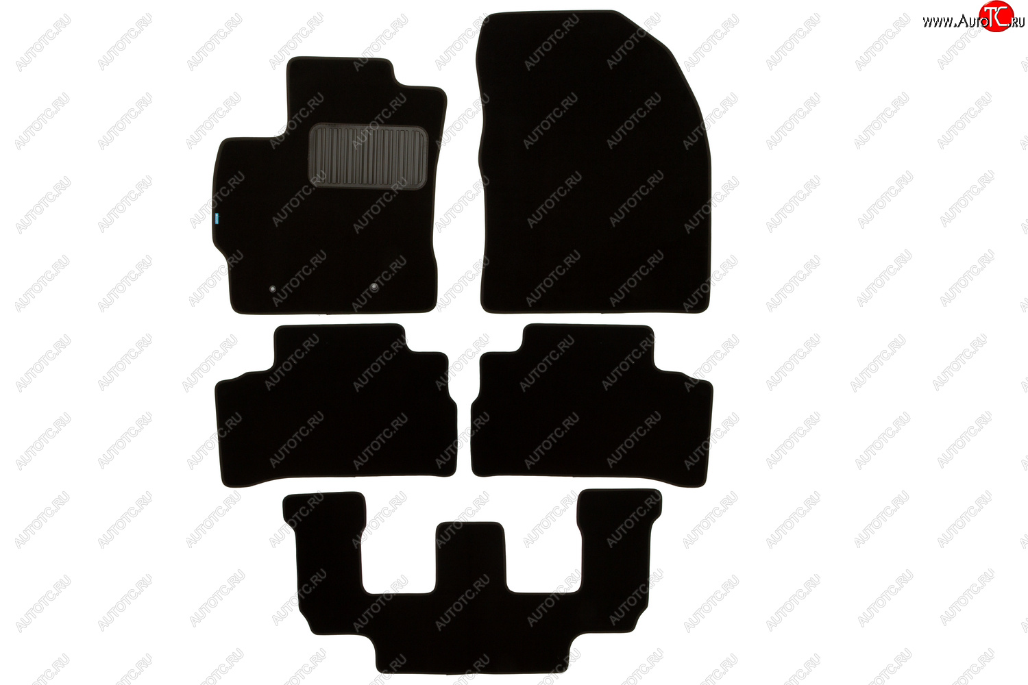 12 299 р. Текстильные коврики салона Klever Premium АКПП  Toyota Verso  R20 (2009-2012) дорестайлинг (Черные)  с доставкой в г. Пермь