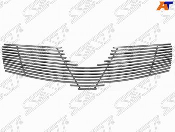 Декоративный элемент решетки радиатора (хром) SAT Toyota Vitz  XP90 - Yaris  XP90
