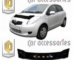 Дефлектор капота CA-Plastic Toyota Yaris  XP90 (2005-2010) дорестайлинг, хэтчбэк 3 дв., дорестайлинг, хэтчбэк 5 дв., рестайлинг, хэтчбэк 3 дв., рестайлинг, хэтчбэк 5 дв.