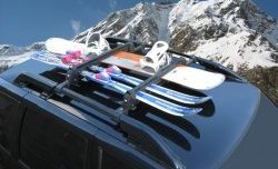 4 299 р. Рейлинги и поперечины Лидер на автомобиль Chevrolet Niva 2123 рестайлинг (2009-2020) (Цвет: чёрный)  с доставкой в г. Пермь. Увеличить фотографию 3