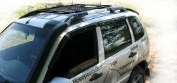 4 299 р. Рейлинги и поперечины Лидер на автомобиль Chevrolet Niva 2123 рестайлинг (2009-2020) (Цвет: чёрный)  с доставкой в г. Пермь. Увеличить фотографию 4