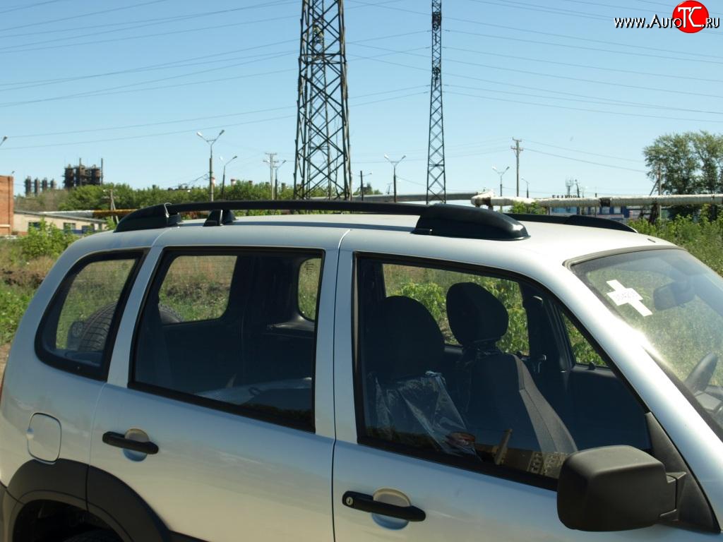 4 389 р. Рейлинги и поперечины Metall-Design  Chevrolet Niva  2123 (2002-2008), Лада 2123 (Нива Шевроле) (2002-2008) (Цвет: Черный)  с доставкой в г. Пермь