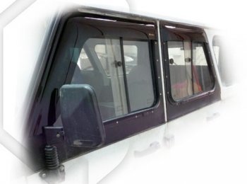 Дефлектора окон CA-Plastic Уаз 315195 Хантер (2003-2025) (Classic полупрозрачный)