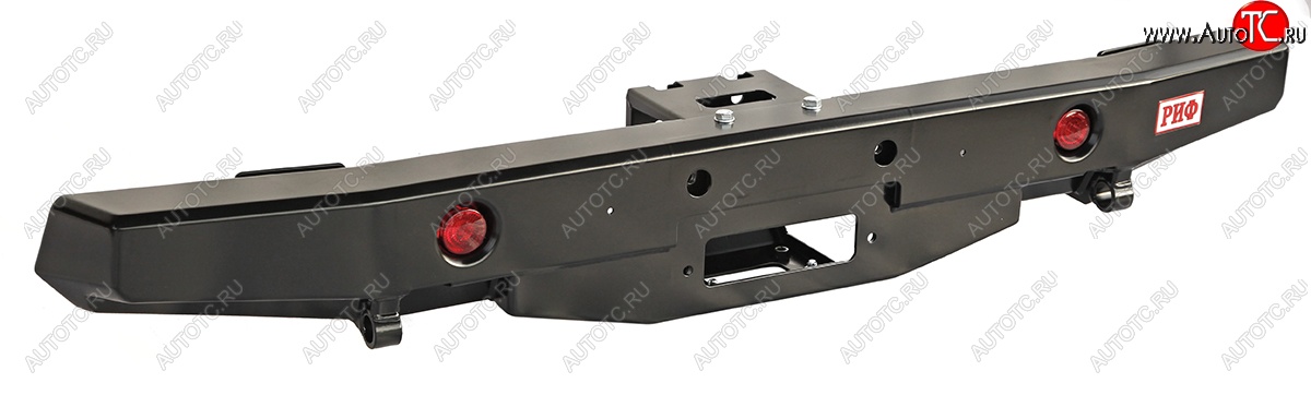 40 119 р. Бампер задний силовой (лифт 65 мм) РИФ  Уаз 315195 Хантер - 469 (С площадкой под лебедку и фонарями)  с доставкой в г. Пермь