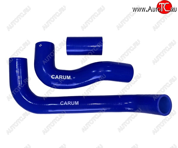 1 599 р. Патрубки радиатора (409 силикон) CARUM Уаз 315195 Хантер (2003-2025) (комплект 3 шт.)  с доставкой в г. Пермь