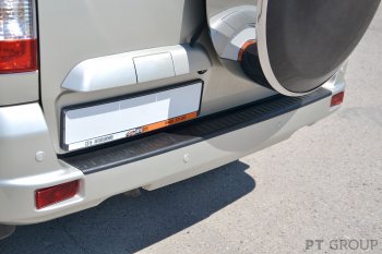 1 519 р. Накладка защитная на задний бампер Petroil Tuning  Уаз Патриот ( 3163 5-дв.,  3163 5 дв.) (2014-2025) 1-ый рестайлинг, 2-ой рестайлинг (Текстурная поверхность)  с доставкой в г. Пермь. Увеличить фотографию 4