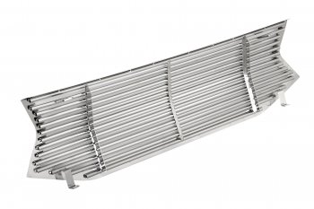 12 299 р. Решетка радиатора Petroil Tuning  Уаз Патриот ( 23632,  3163 5-дв.,  3163 5 дв.) (2008-2025) дорестайлинг пикап, 1-ый рестайлинг, 2-ой рестайлинг пикап, 2-ой рестайлинг (Нержавеющая полированная сталь)  с доставкой в г. Пермь. Увеличить фотографию 3