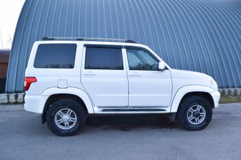 8 489 р. Рейлинги Petroil Tuning  Уаз Патриот ( 3163 5-дв.,  3163 5 дв.) (2014-2025) 1-ый рестайлинг, 2-ой рестайлинг (Цвет: серебристый муар)  с доставкой в г. Пермь. Увеличить фотографию 5