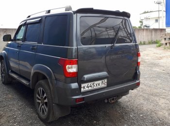4 499 р. Заглушка места под запасное колесо Ralex  Уаз Патриот ( 3163 5 дв.,  3163 5-дв.) (2005-2025) дорестайлинг, 1-ый рестайлинг, 2-ой рестайлинг (Авантюрин (черный металлик до 2016 г.))  с доставкой в г. Пермь. Увеличить фотографию 6