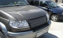 11 299 р. Решётка радиатора Премиум Уаз Патриот 3163 5 дв. дорестайлинг (2005-2013) (Неокрашенная)  с доставкой в г. Пермь. Увеличить фотографию 2