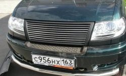 11 299 р. Решётка радиатора Премиум Уаз Патриот 3163 5 дв. дорестайлинг (2005-2013) (Неокрашенная)  с доставкой в г. Пермь. Увеличить фотографию 11