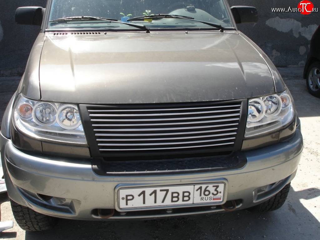 11 299 р. Решётка радиатора Премиум Уаз Патриот 3163 5 дв. дорестайлинг (2005-2013) (Неокрашенная)  с доставкой в г. Пермь
