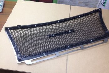 12 499 р. Решетка радиатора CrTuning Уаз Патриот 23632 дорестайлинг пикап (2008-2014) (Сетка черная, С надписью PATRIOT)  с доставкой в г. Пермь. Увеличить фотографию 5