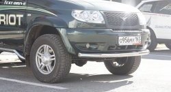 5 249 р. Одинарная защита переднего бампера диаметром 63 мм Petroil Tuning  Уаз Патриот  3163 5 дв. (2005-2013) дорестайлинг  с доставкой в г. Пермь. Увеличить фотографию 2