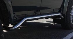 8 499 р. Защита порогов из круглой трубы диаметром 51 мм Petroil Tuning  Уаз Патриот  3163 5 дв. (2005-2013) дорестайлинг  с доставкой в г. Пермь. Увеличить фотографию 2