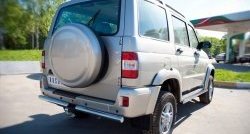 70 999 р. Защита порогов из круглой трубы диаметром 63 мм Russtal Уаз Патриот 3163 5 дв. дорестайлинг (2005-2013) (Защита порогов с со скосами на торцах (вариант 1))  с доставкой в г. Пермь. Увеличить фотографию 10