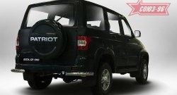 Защита заднего бампера из боковых уголков (d76) Souz-96 Уаз Патриот ( 3163 5-дв.,  3163 5 дв.) (2014-2025) 1-ый рестайлинг, 2-ой рестайлинг