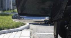 4 999 р. Защита заднего бампера из двух боковых уголков диаметром 63 мм Petroil Tuning  Уаз Патриот  3163 5 дв. (2005-2013) дорестайлинг  с доставкой в г. Пермь. Увеличить фотографию 3
