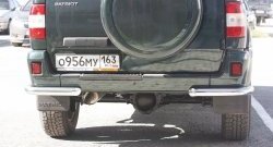 4 999 р. Защита заднего бампера из двух боковых уголков диаметром 63 мм Petroil Tuning  Уаз Патриот  3163 5 дв. (2005-2013) дорестайлинг  с доставкой в г. Пермь. Увеличить фотографию 4